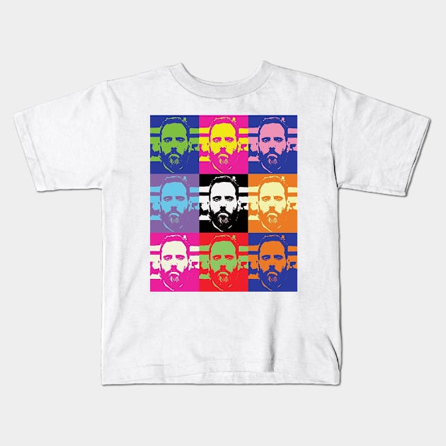 Jack Smith - Pop Art 1 Kids T-Shirt by Tainted